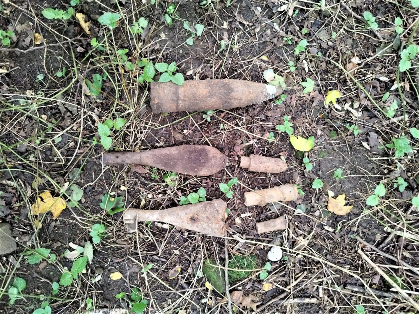 znalezione niewybuchy i zapalniki