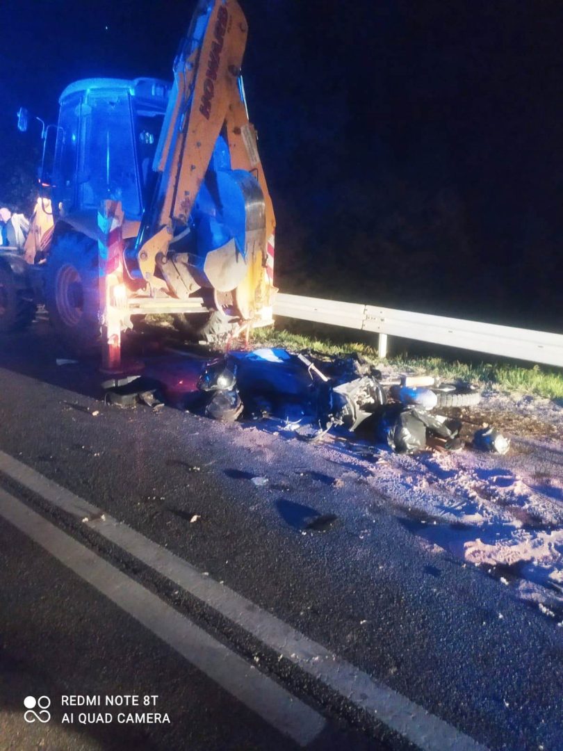 Wypadek, Cieniawa, dk28, nie żyje 27-latek