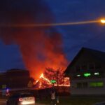 pożar, Zajazd Beskid, Jazowsko
