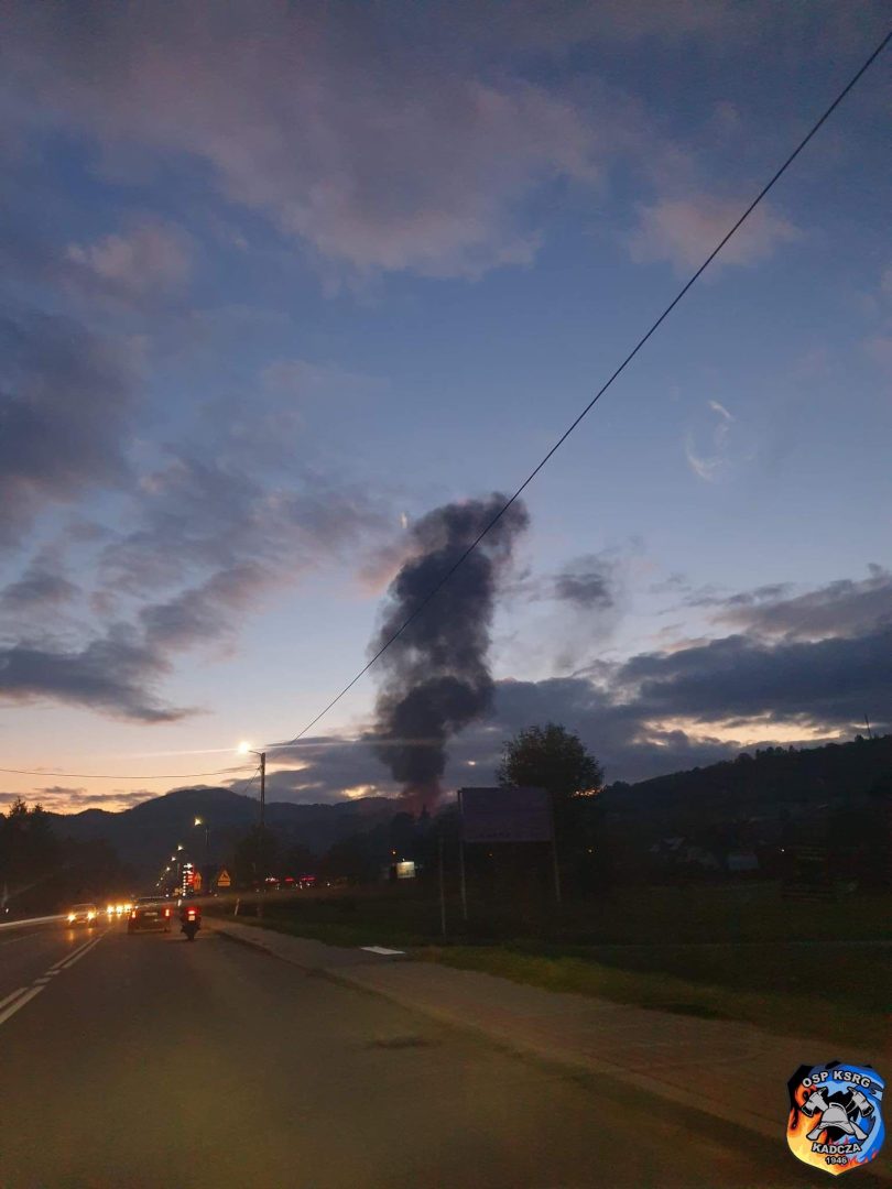 pożar, Zajazd Beskid, Jazowsko