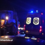 Cieniawa, wypadek, motocyklista, koparka, dk 28