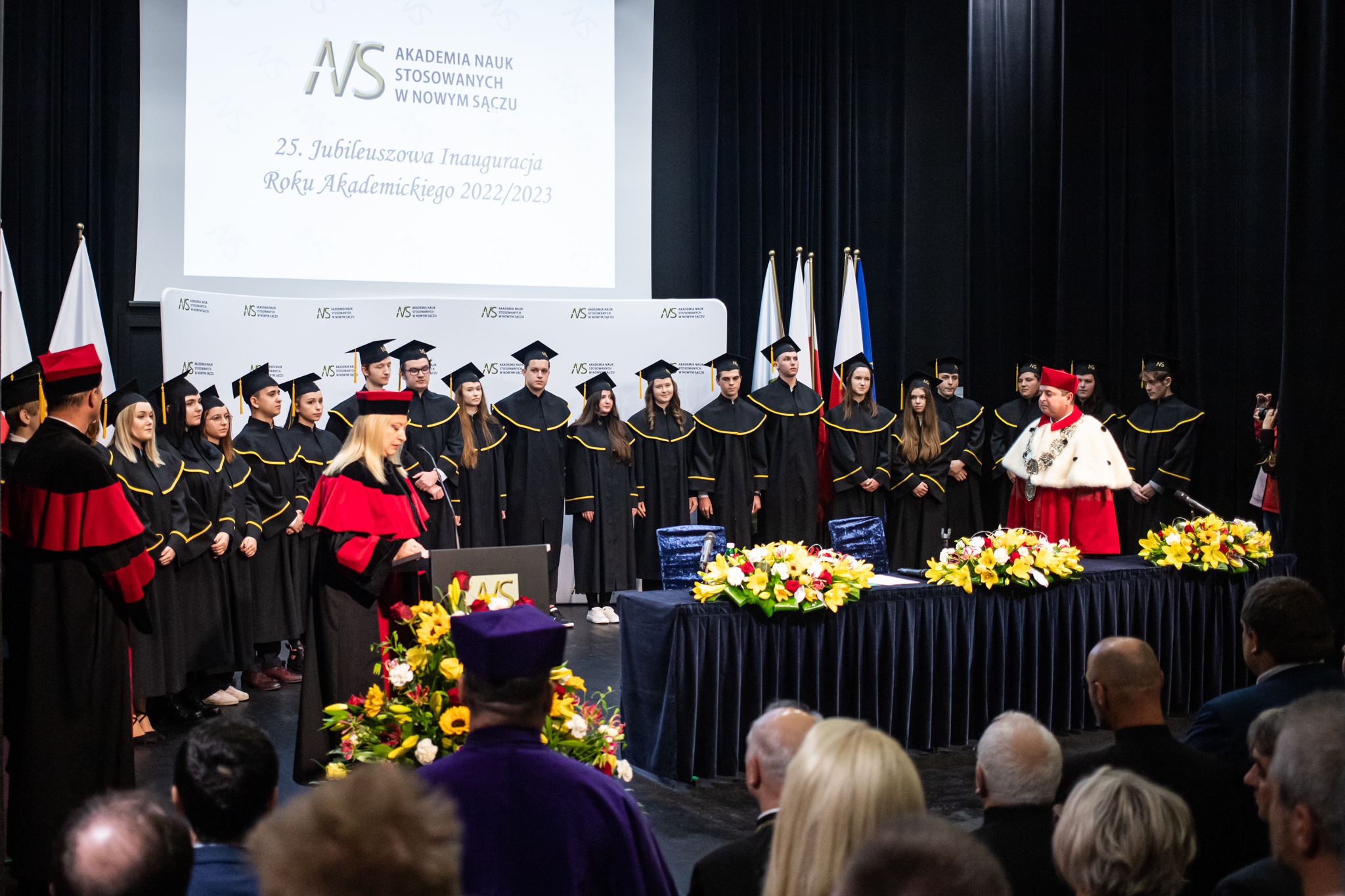 Inauguracja roku akademickiego Akademii Nauk Stosowanych, Nowy Sącz, ćwierć wieku
