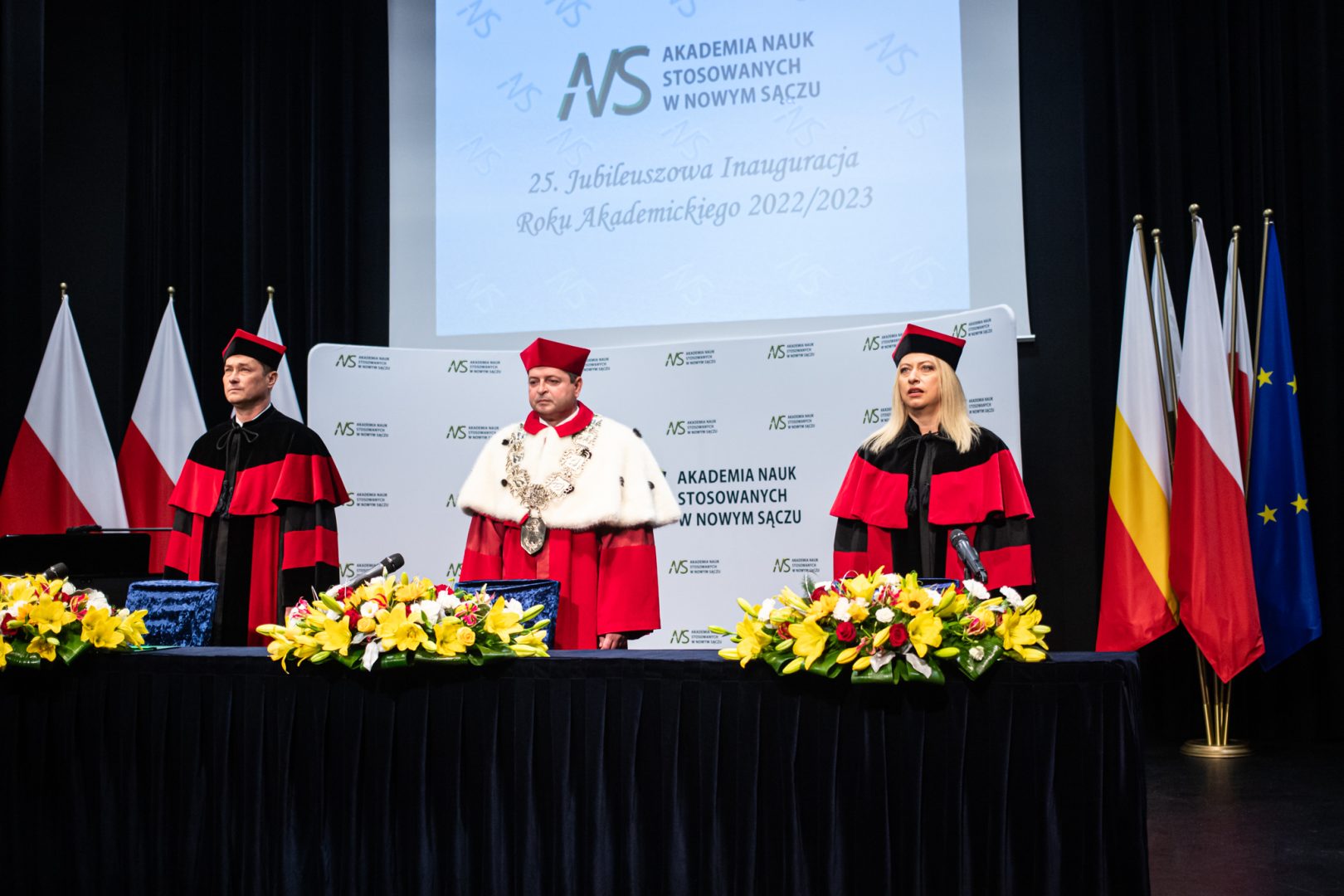 Inauguracja roku akademickiego Akademii Nauk Stosowanych, Nowy Sącz, ćwierć wieku