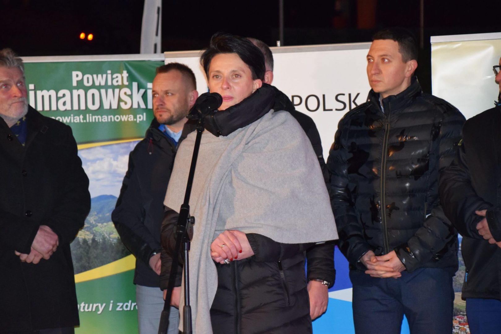 poseł Urszula Nowogórska, korki w Limanowej, most tymczasowy