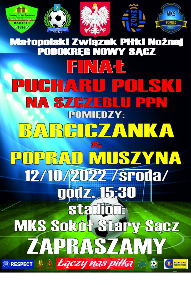 finał pucharu polski, podokręg nowy sącz, muszyna, barcice