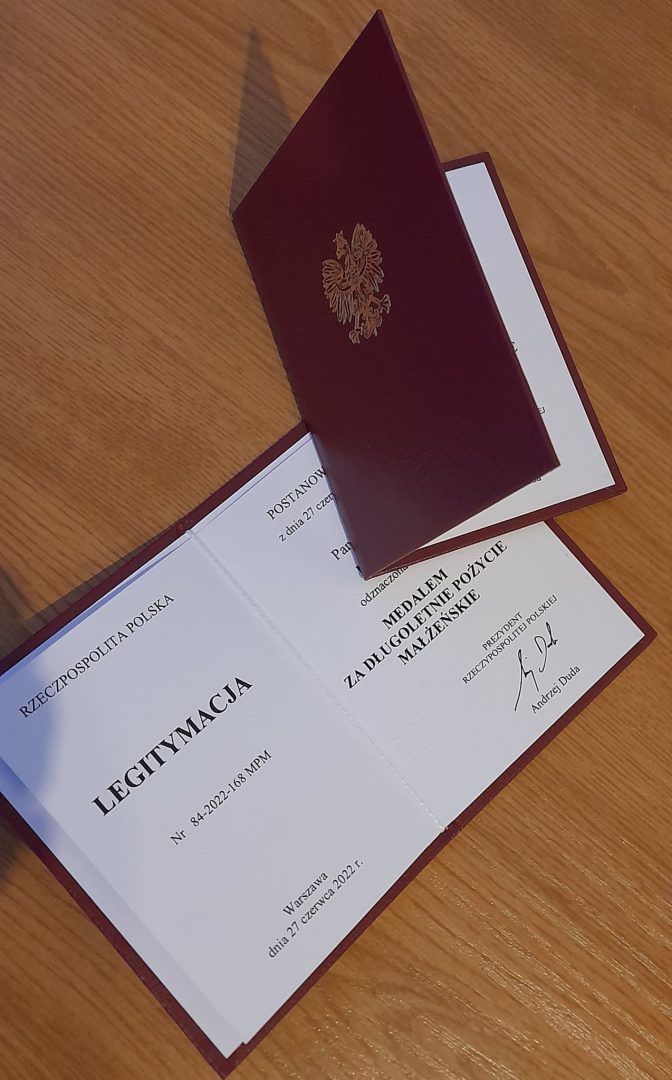 piwniczna, jubileusz pożycia małżeńskiego, 2022