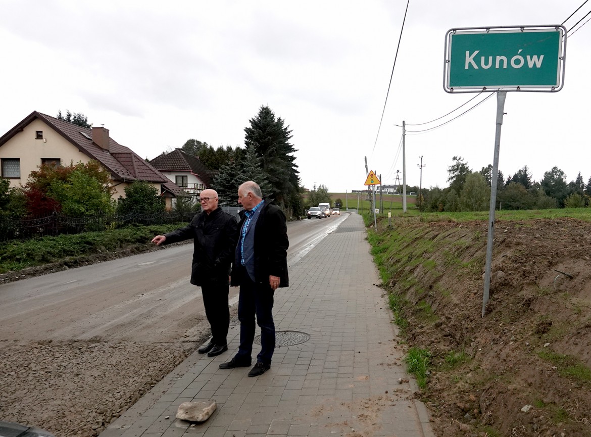 I etap prac modernizacji drogi powiatowej Nowy Sącz – Cieniawa