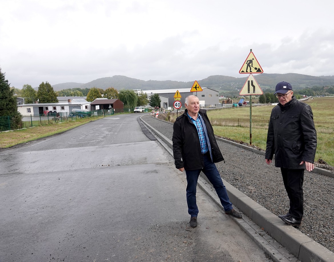 remont drogi Tymowa - Łososina Dolna