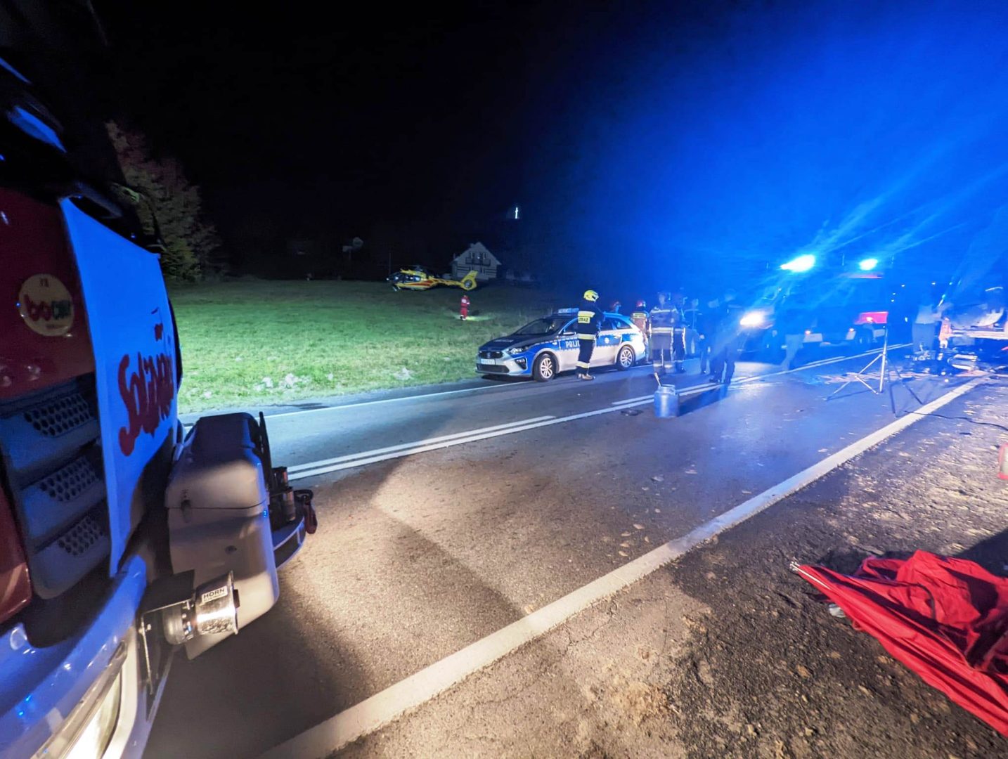 Wypadek, Cieniawa, dk28, nie żyje 27-latek