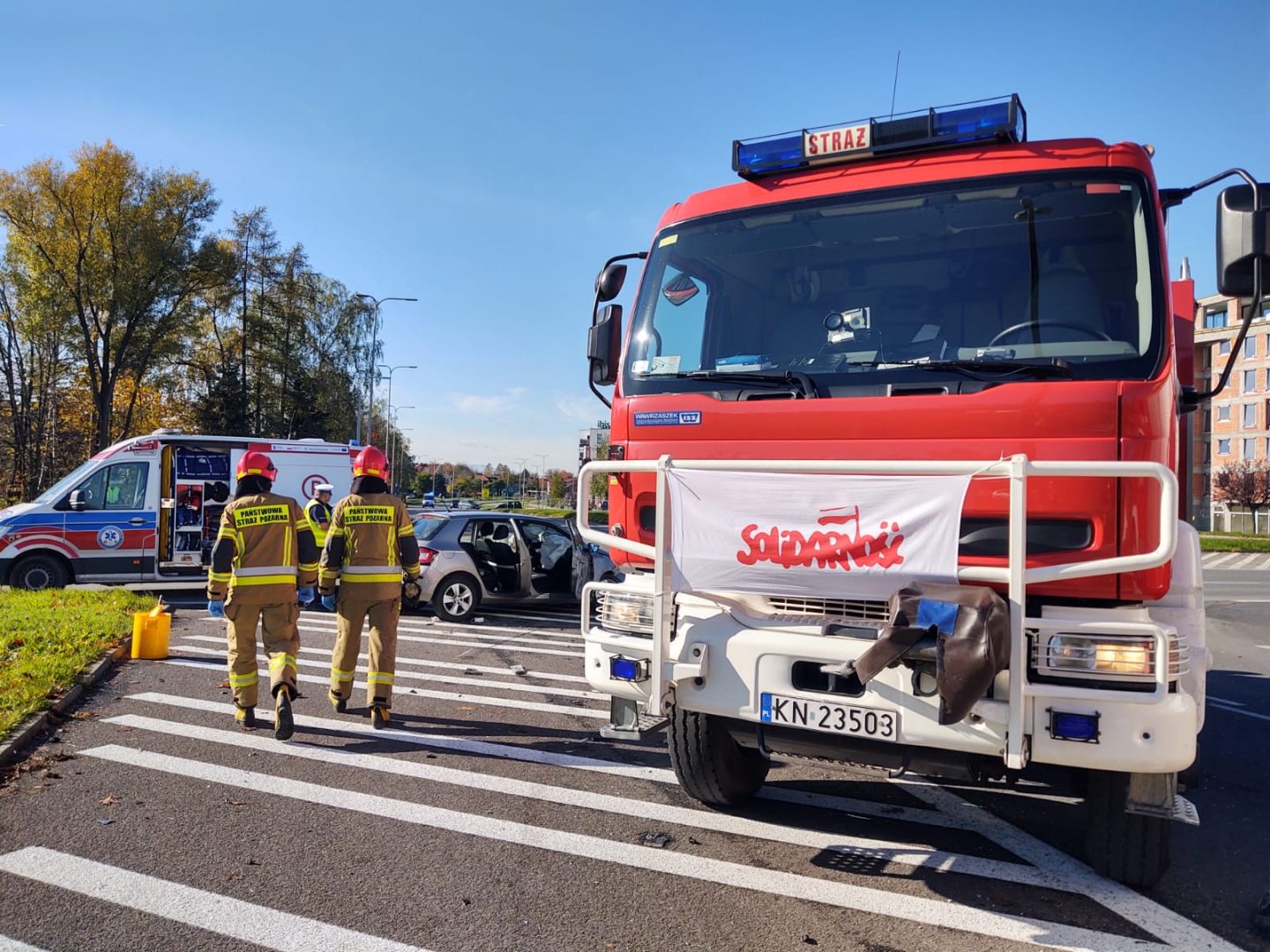 zderzenie na „dzikim rondzie”