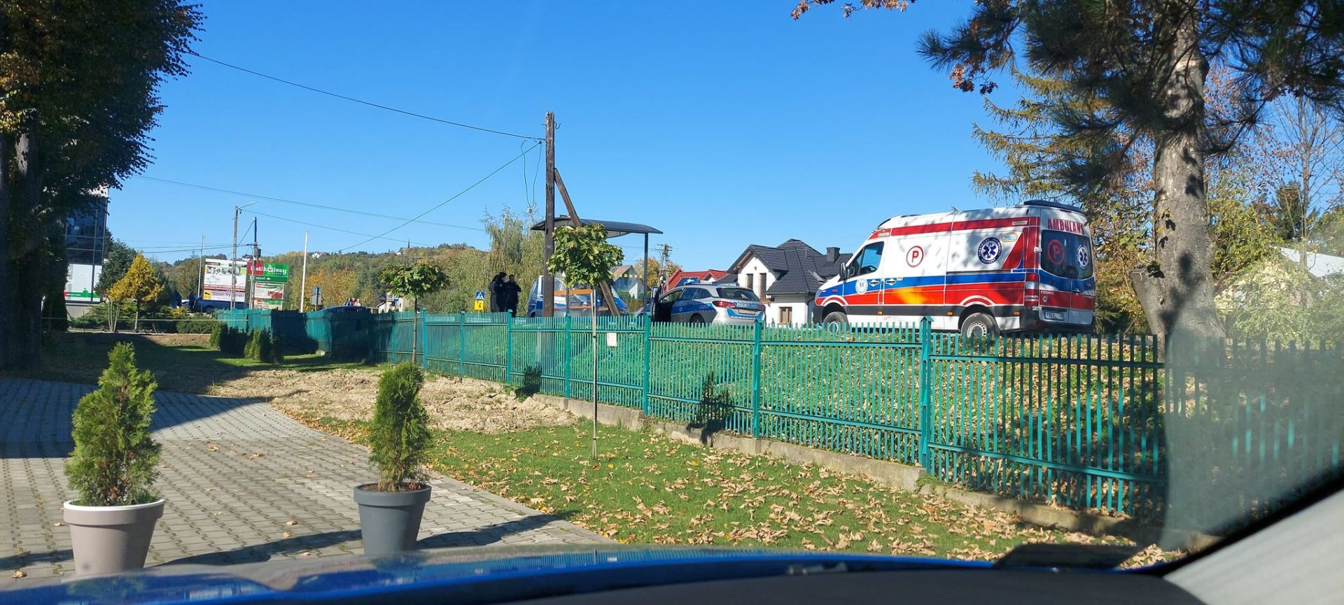 podegrodzie, interwencja, policja, przedszkole