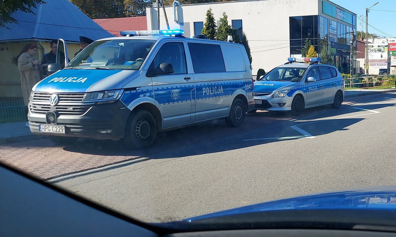 brzezna, policja, szczuli psem policję, przedszkole