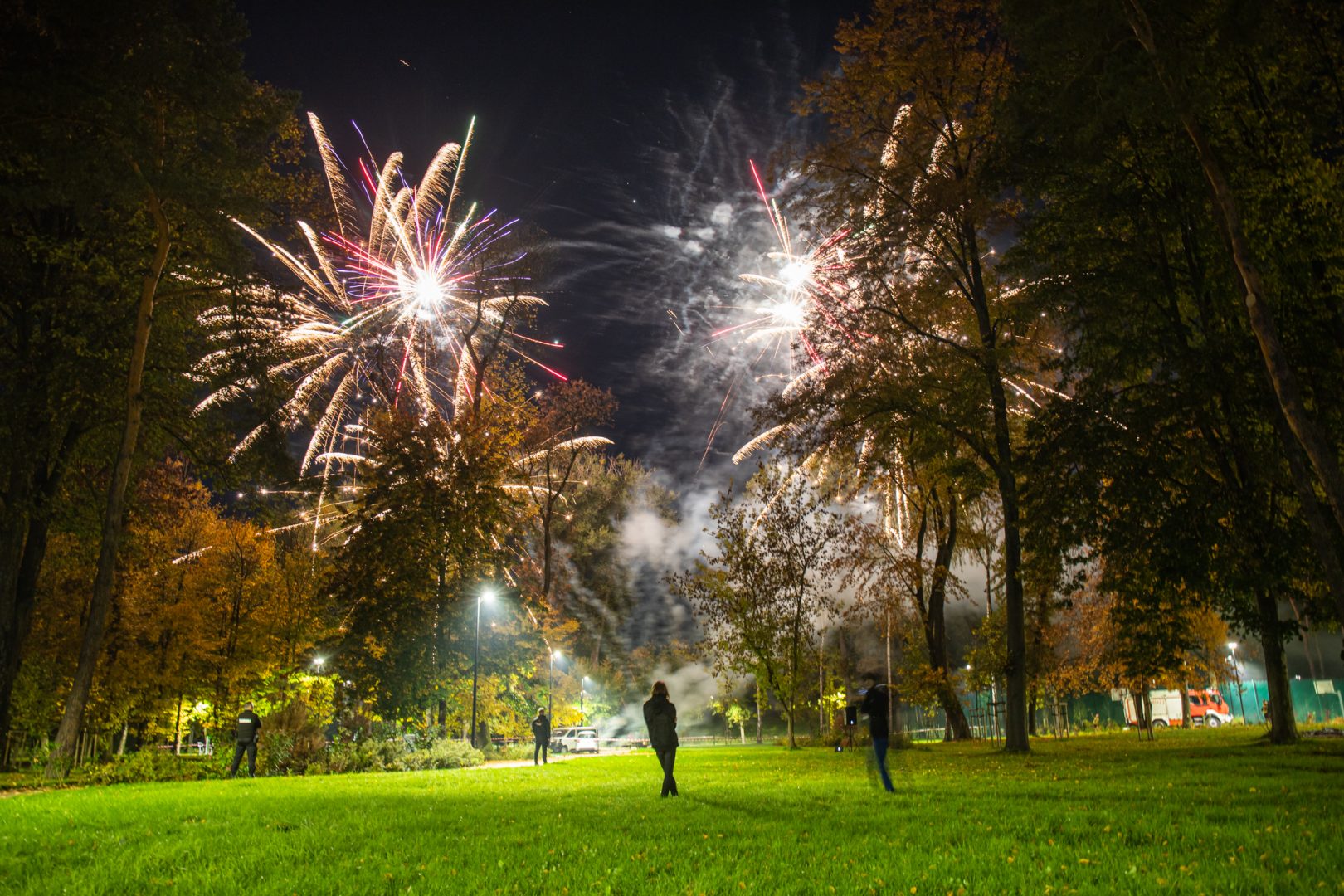 sądecka jesień kulturalna 2022, zakończenie, pokaz ogni