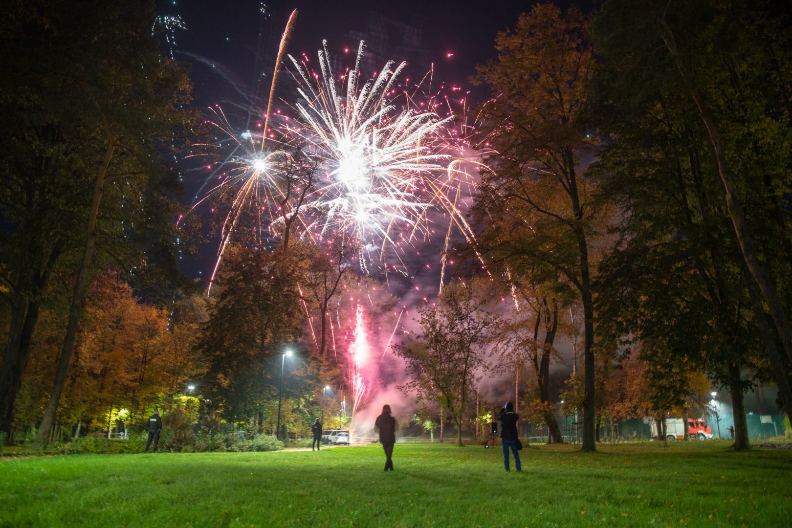 sądecka jesień kulturalna 2022, zakończenie, pokaz ogni