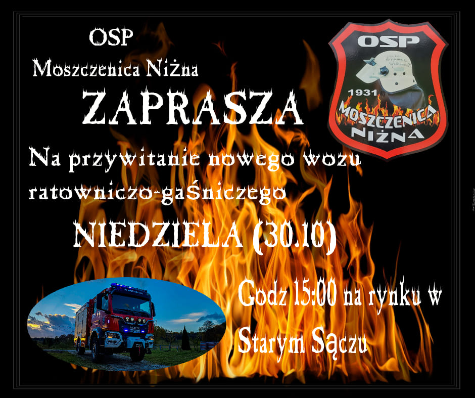 osp moszczenica, nowy wóz
