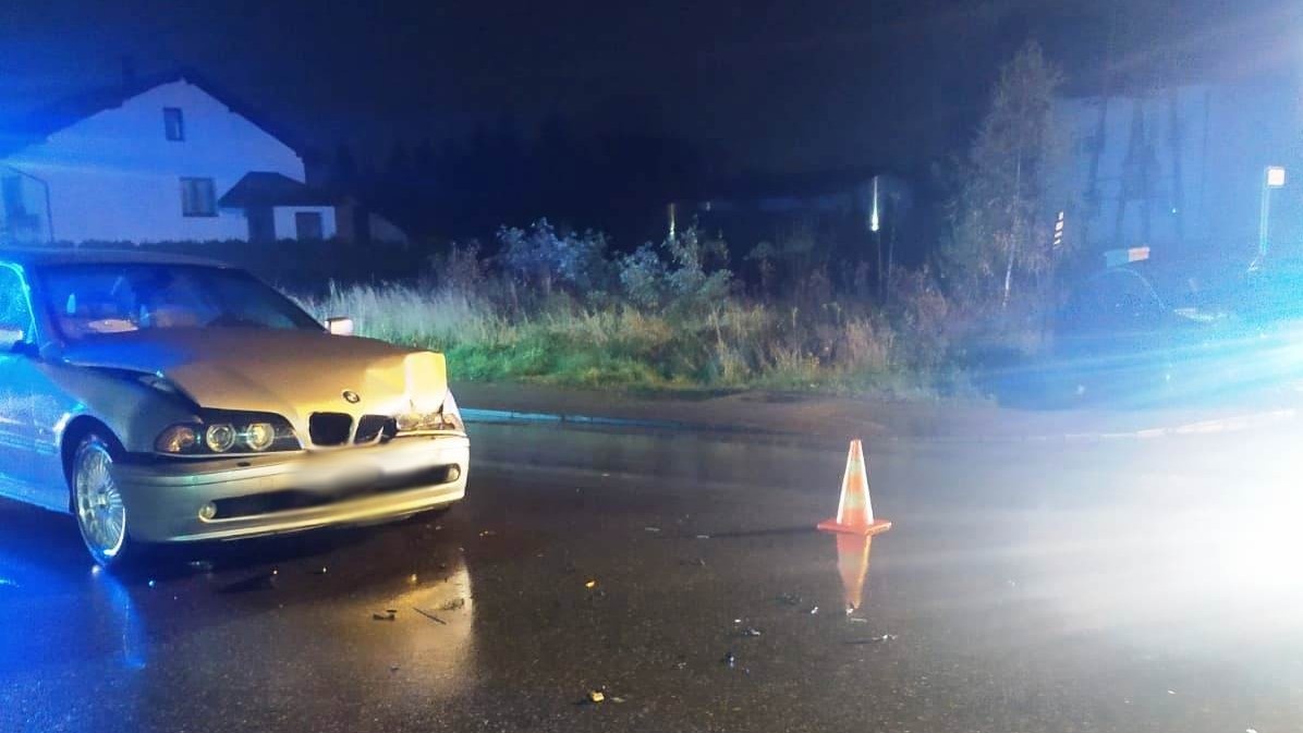 zderzenie w Nowym Sączu