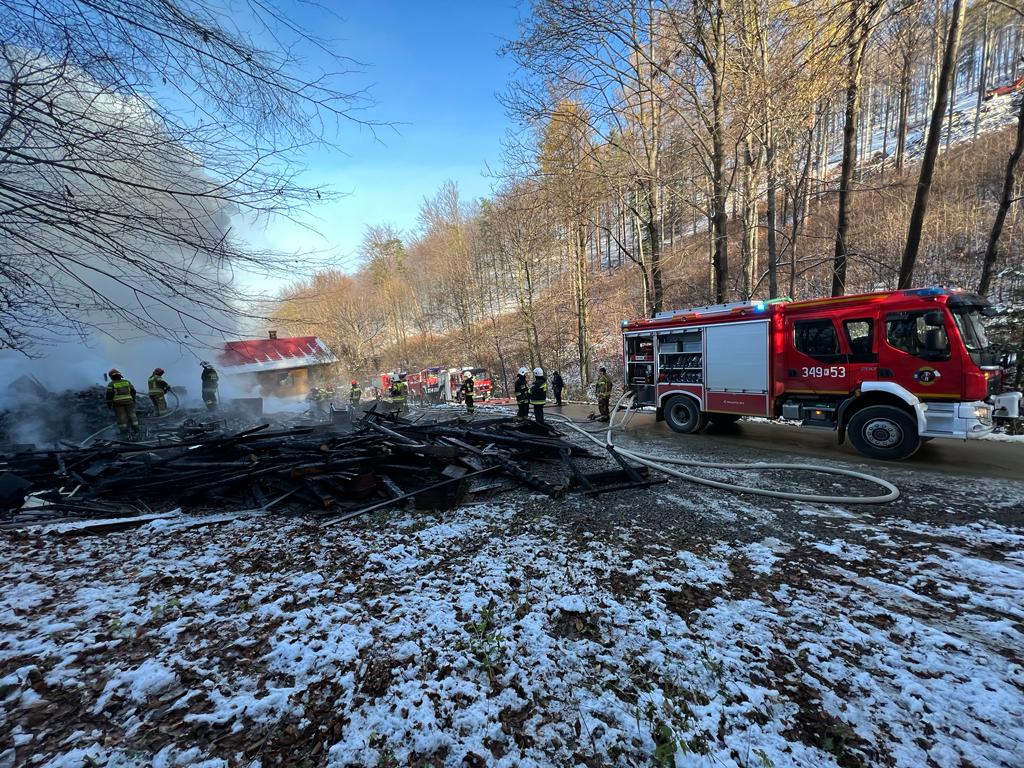 Stańkowa, pożar stodoły