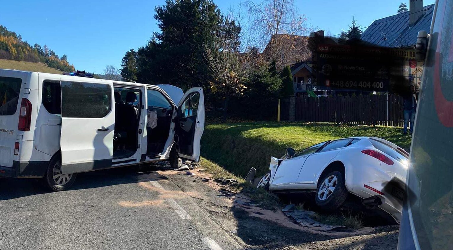 Roztoka Wielka, wypadek busa