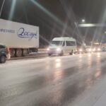 most heleński, Nowy Sącz, zderzenie trzech osobówek