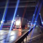 most heleński, Nowy Sącz, zderzenie trzech osobówek