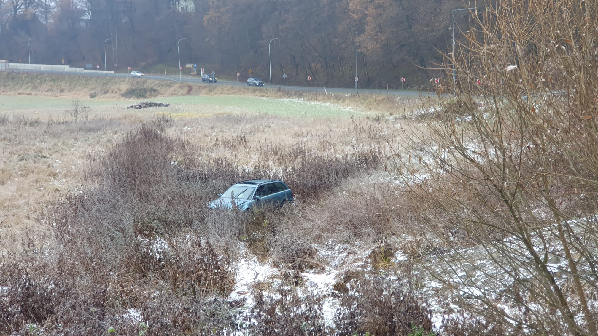 Limanowa, Audi, kolizja