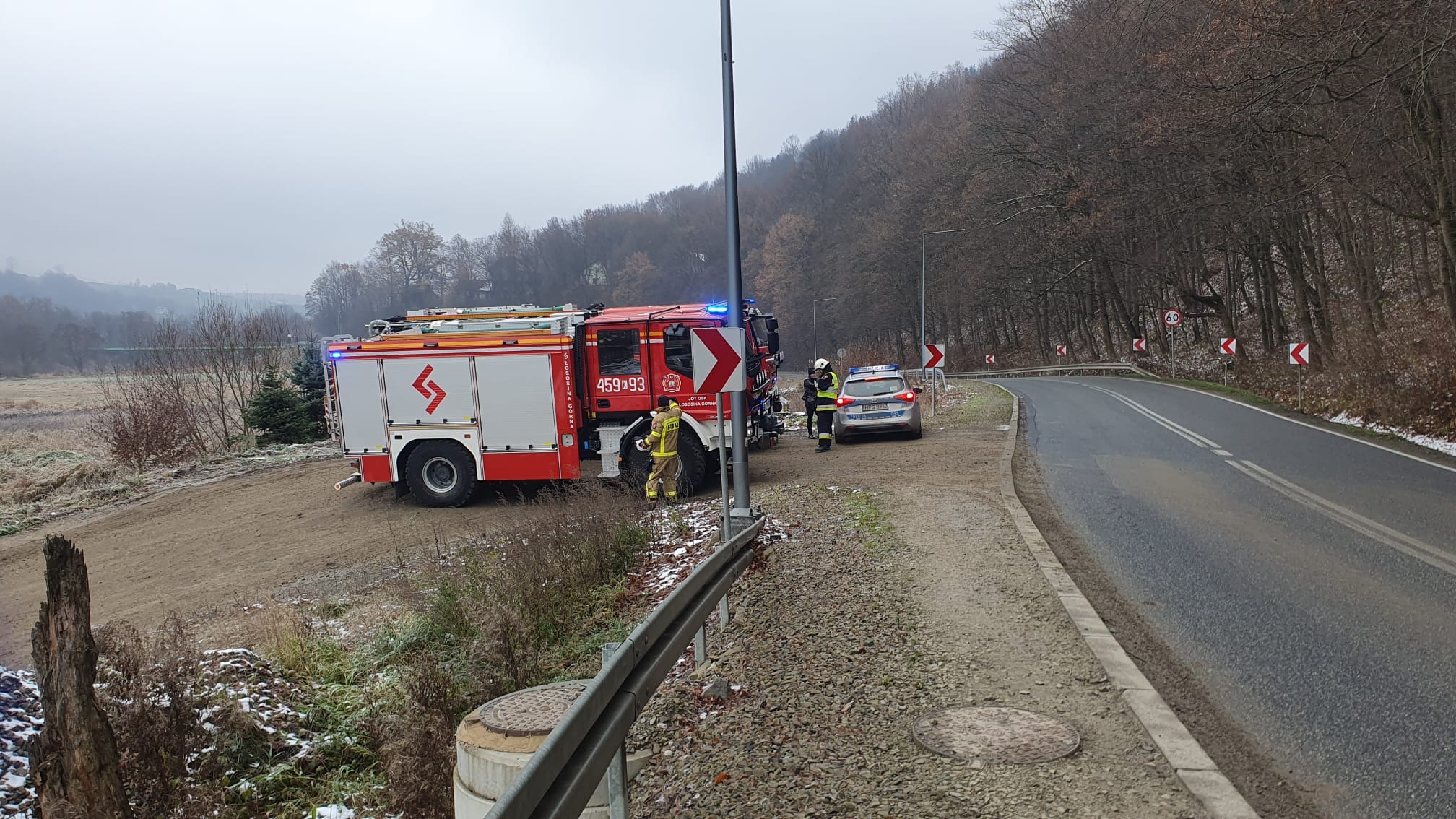Limanowa, Audi, kolizja