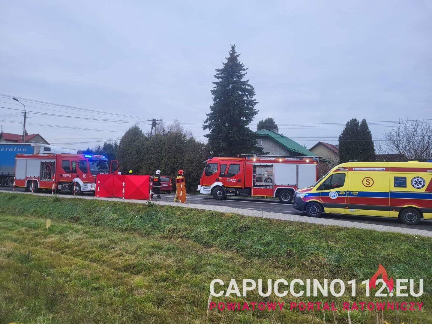 Uszew, wypadek