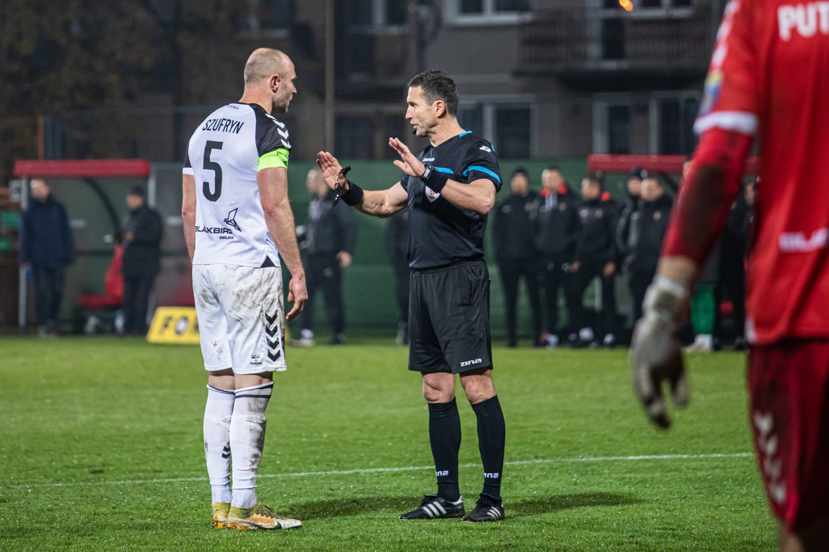 Sandecja, Śląsk Wrocław, rasistowski incydent, przerwany mecz