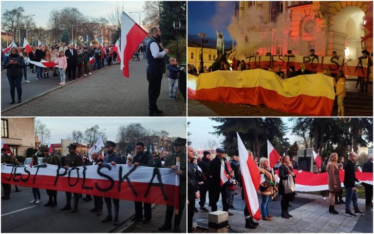 Patriotyczny przemarsz ulicami Nowego Sącza. Niech żyje wolna Polska!