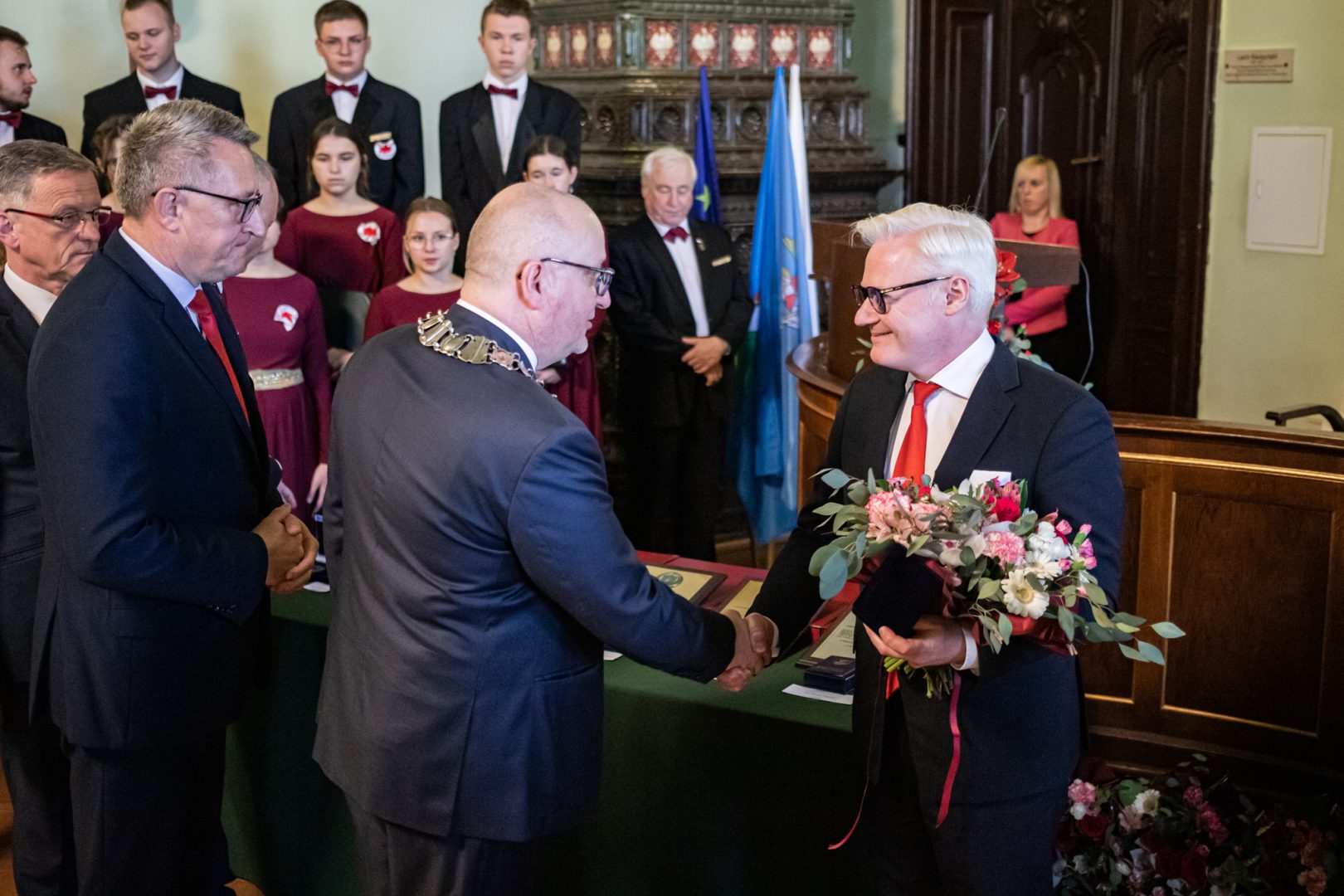 uroczysta sesja rady miasta w 730 lecie lokacji miasta Nowego Sącza