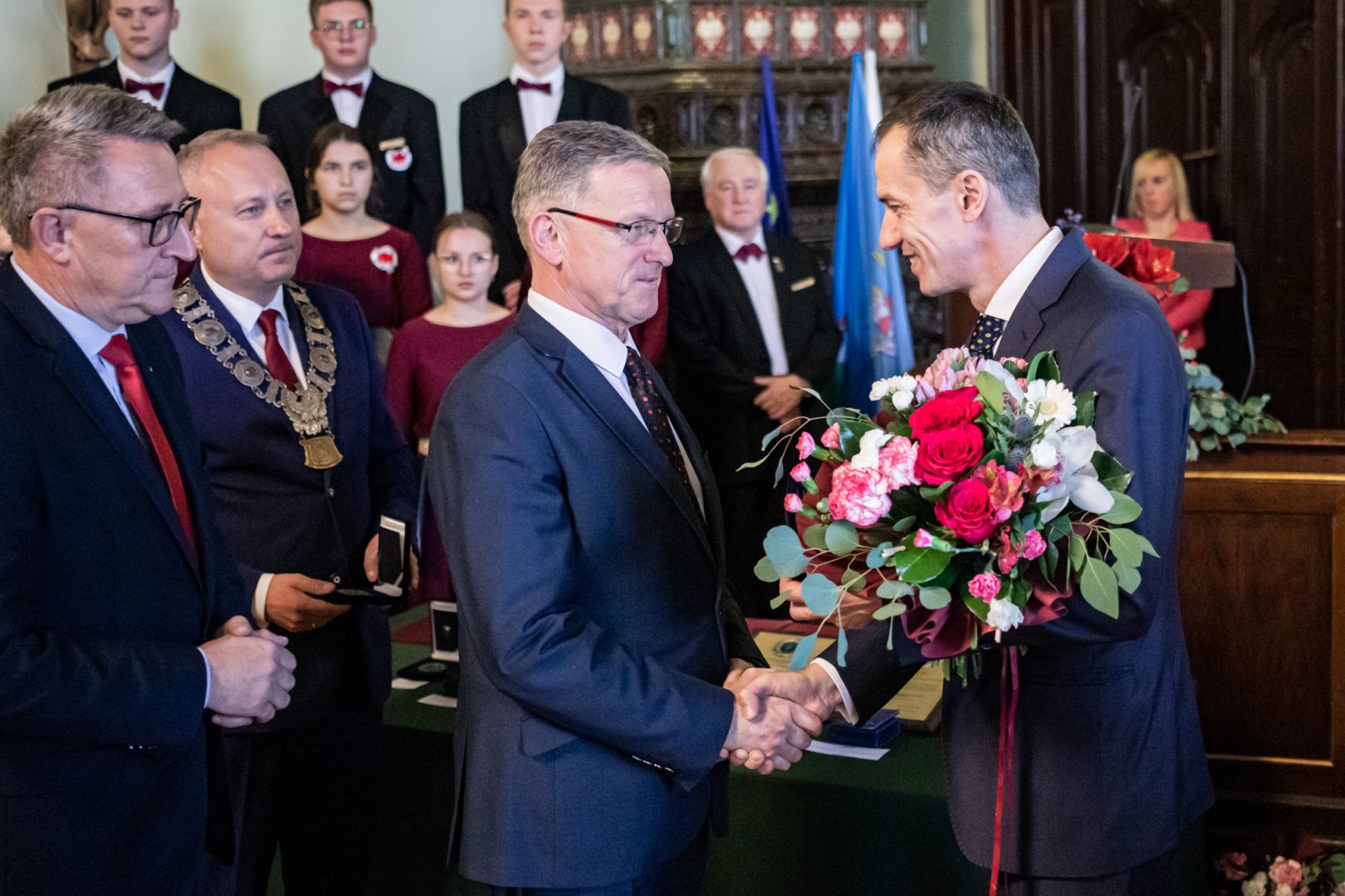 uroczysta sesja rady miasta w 730 lecie lokacji miasta Nowego Sącza