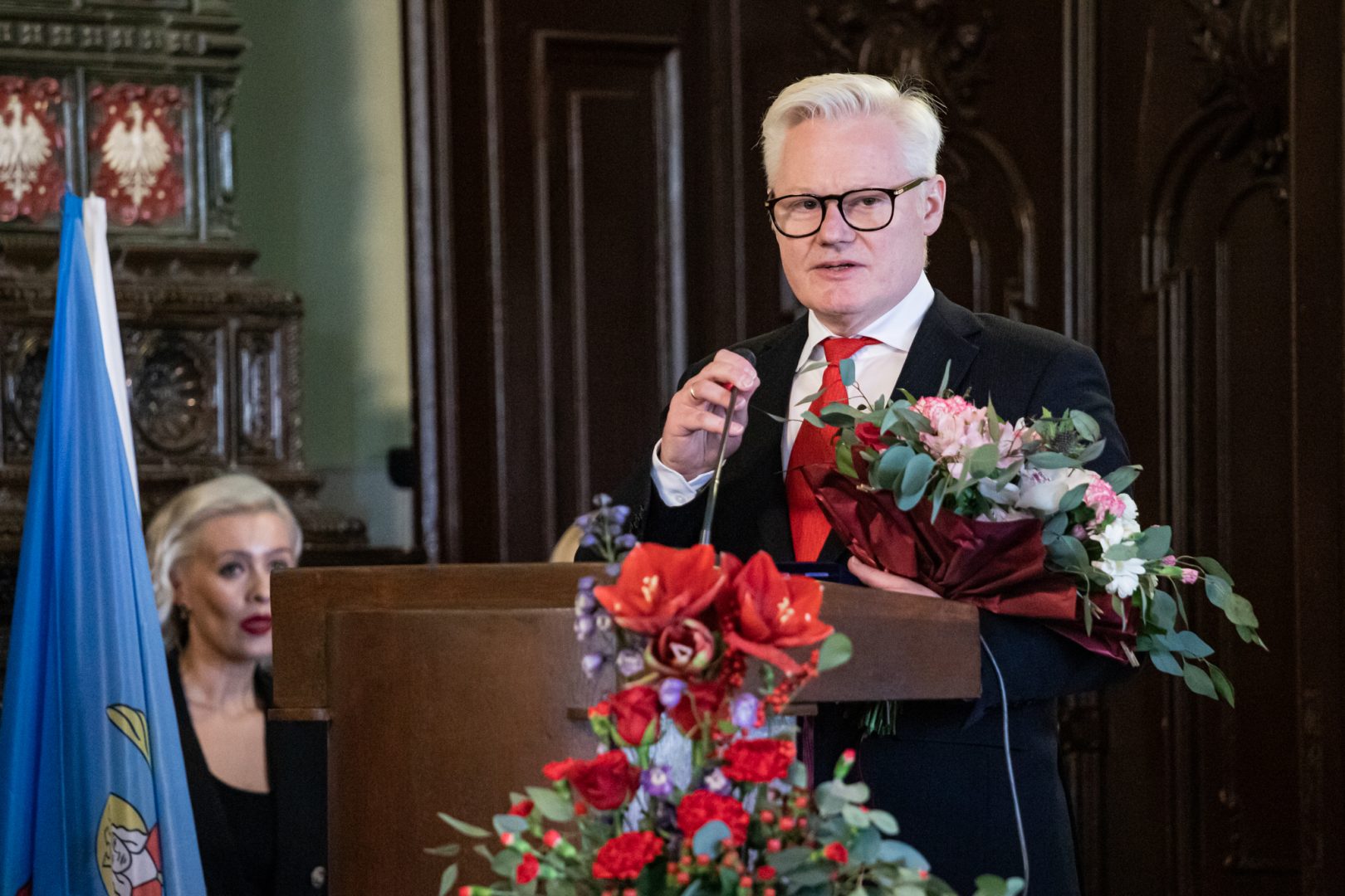 uroczysta sesja rady miasta w 730 lecie lokacji miasta Nowego Sącza