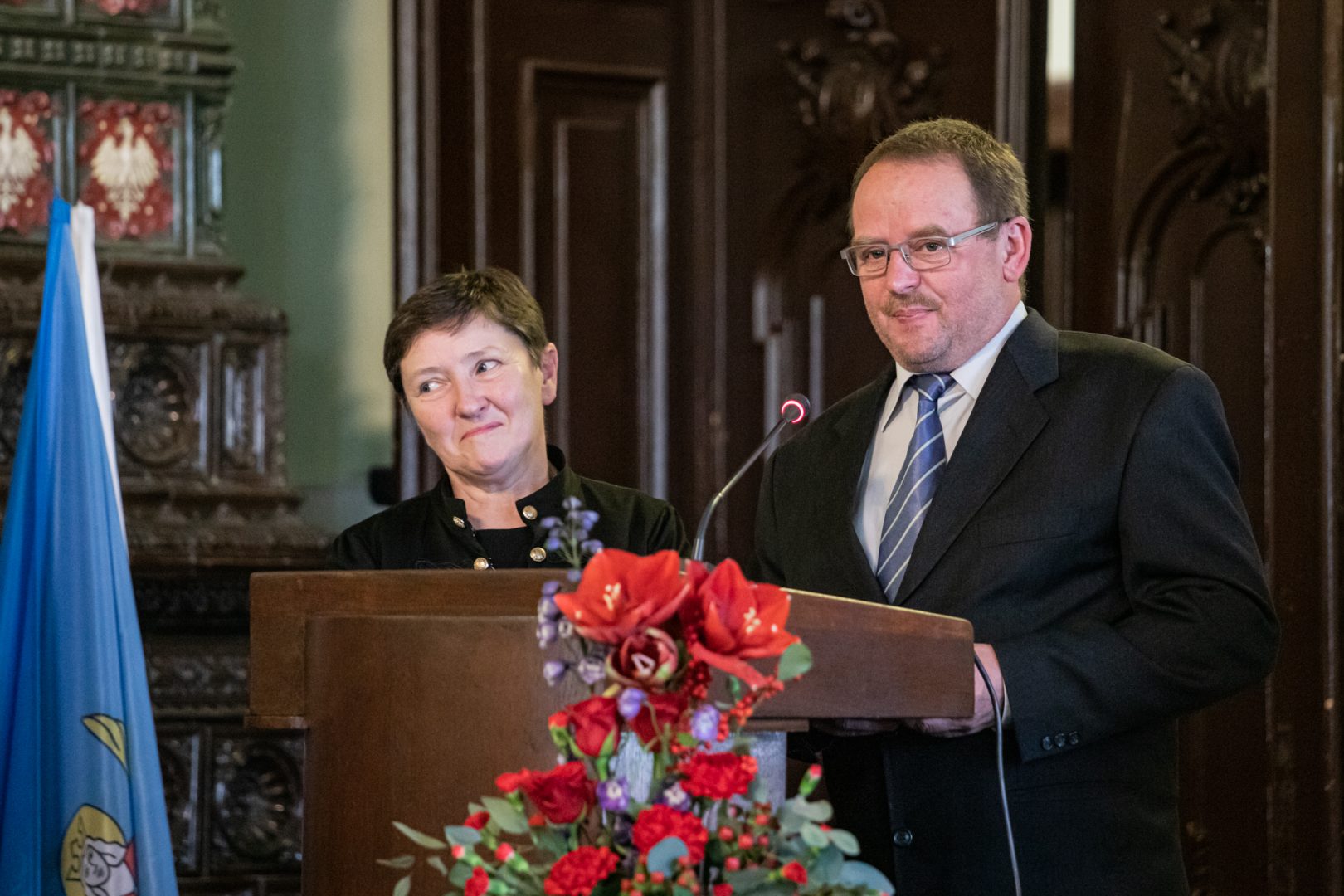 uroczysta sesja rady miasta w 730 lecie lokacji miasta Nowego Sącza