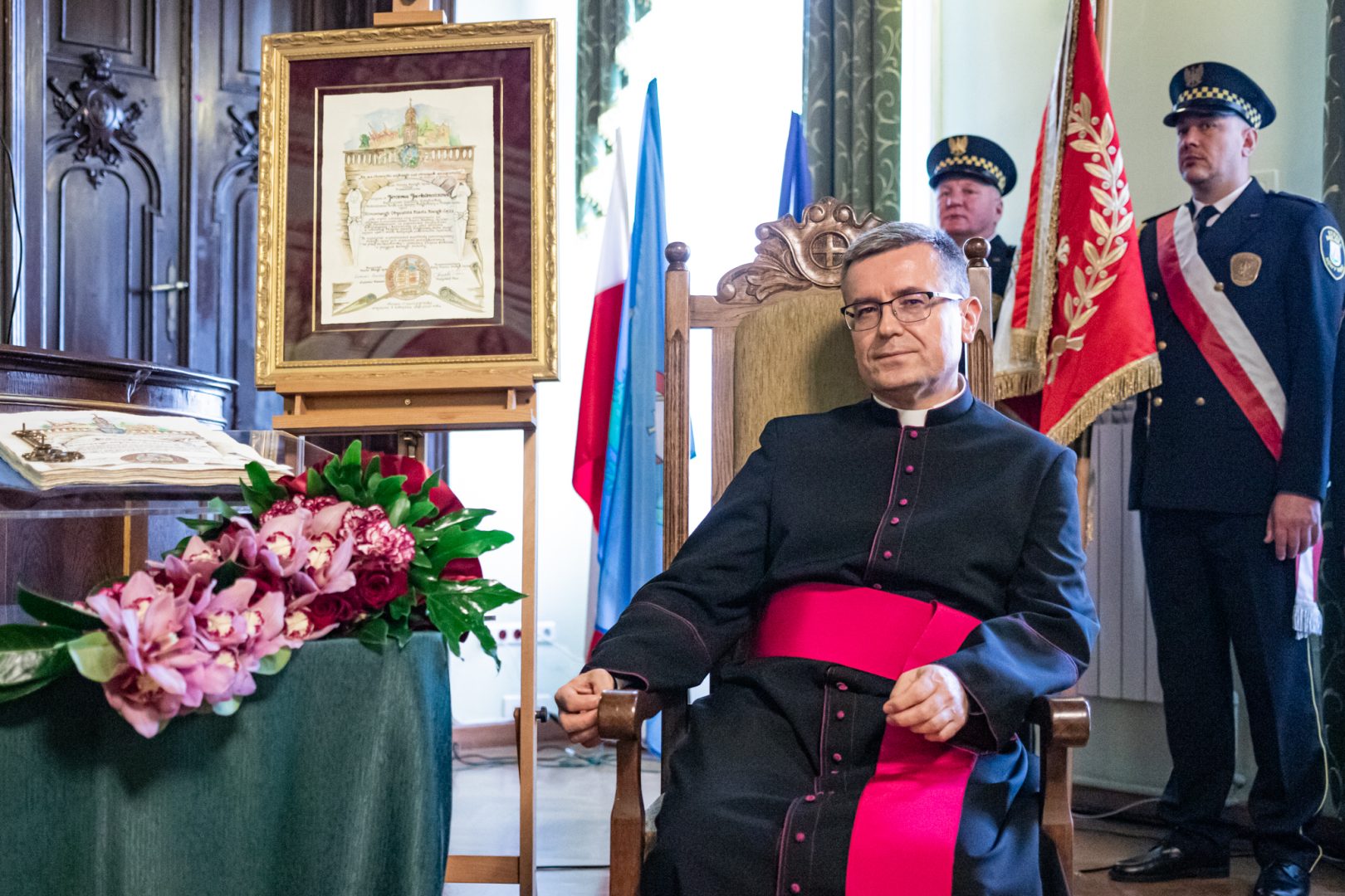 uroczysta sesja rady miasta w 730 lecie lokacji miasta Nowego Sącza