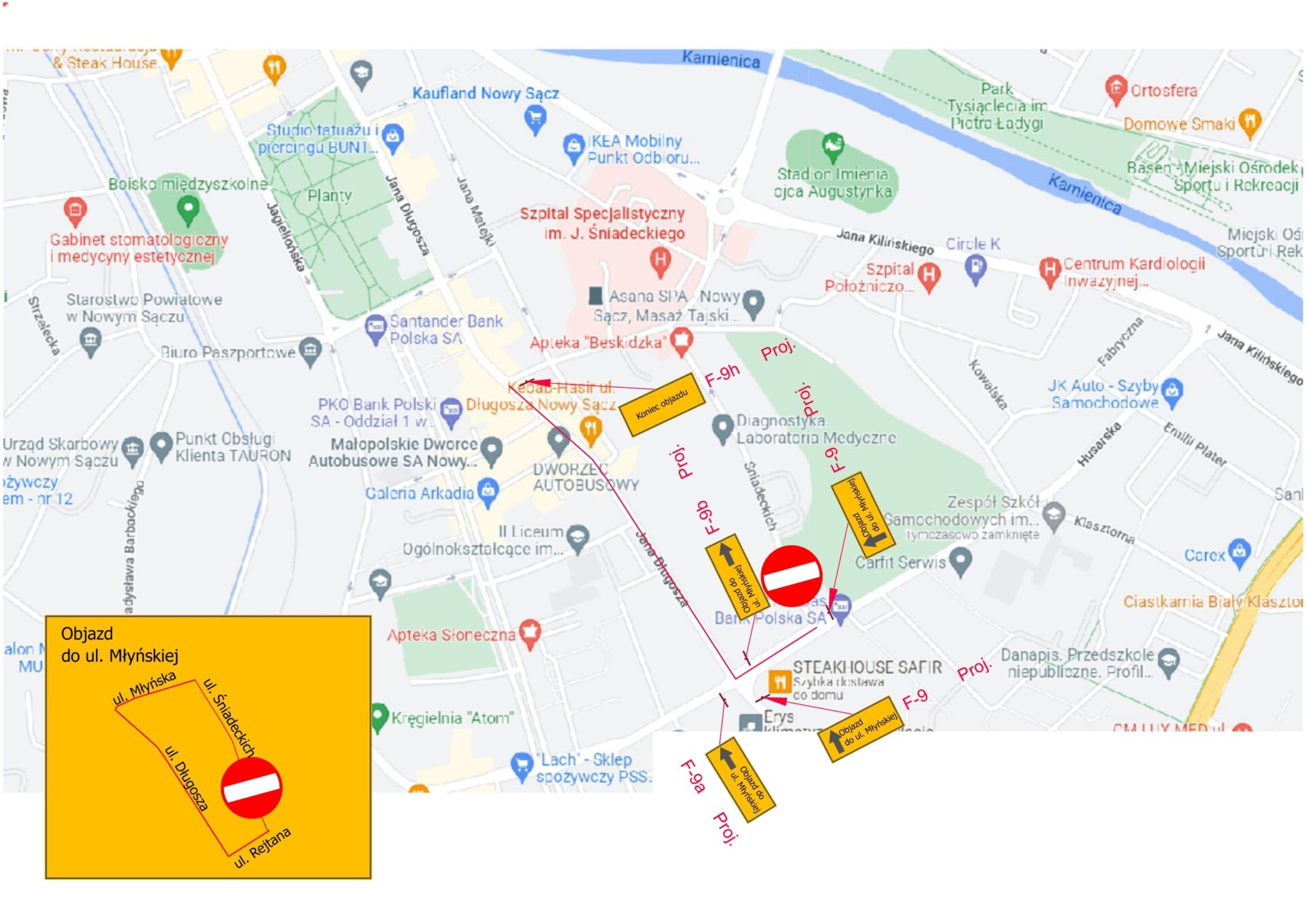 MZD, Nowy Sącz, zmiana organizacji ruchu 