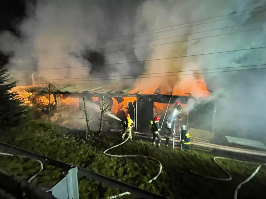 Mochnaczka Wyżna, pożar tartaku
