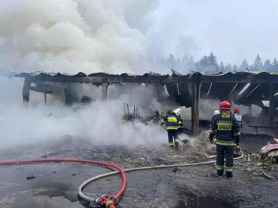 Mochnaczka Wyżna, pożar tartaku
