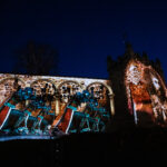 Zamek Królewski, Nowy Sącz, iluminacja, mapping 3D, 730-lecie lokacji Nowego Sącza