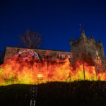 Zamek Królewski, Nowy Sącz, iluminacja, mapping 3D, 730-lecie lokacji Nowego Sącza