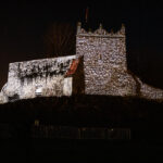 Zamek Królewski, Nowy Sącz, iluminacja, mapping 3D, 730-lecie lokacji Nowego Sącza