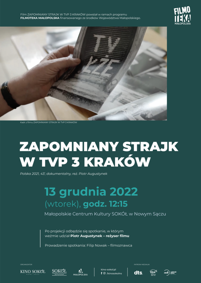 2022.12.13_ZAPOMNIANY STRAJK_plakat A3 pion
