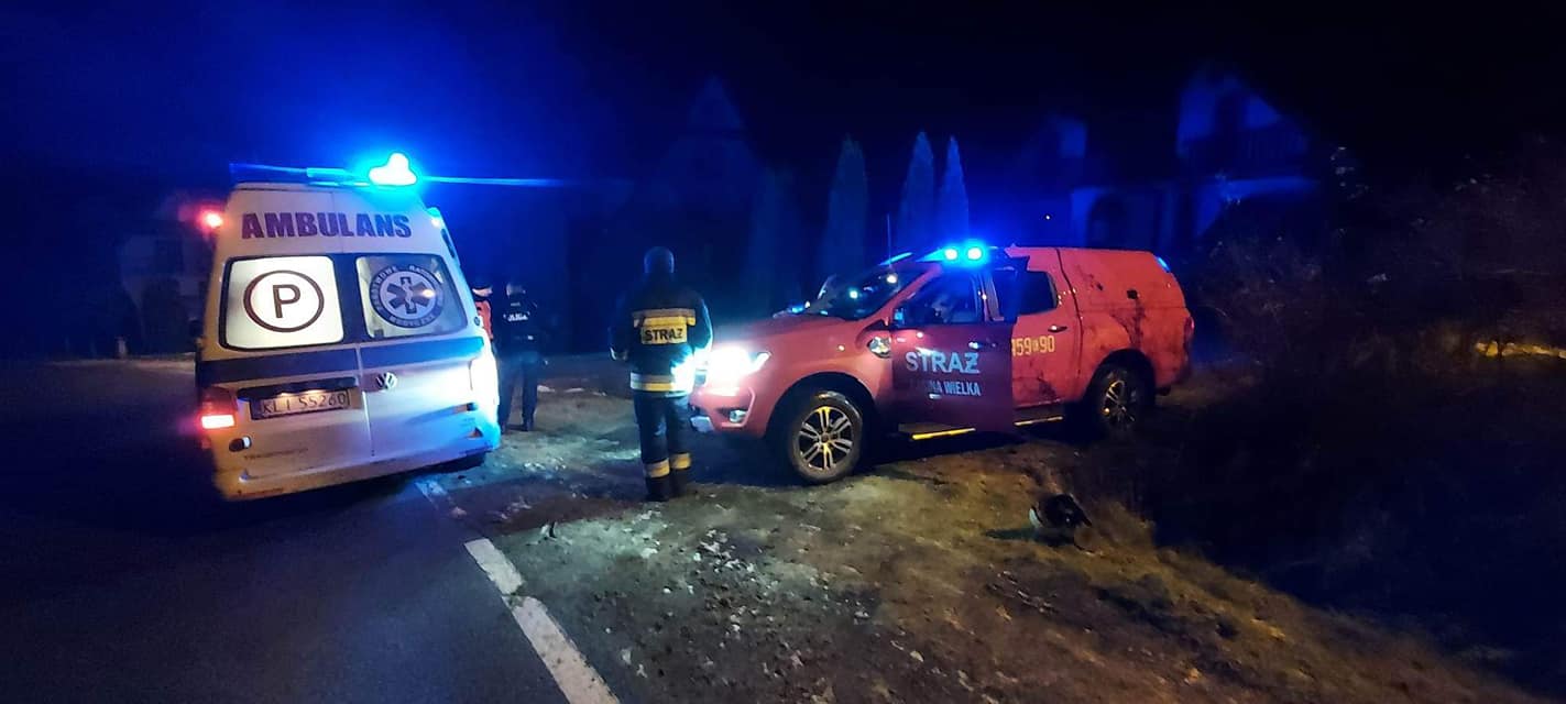 Kasina Wielka, OSP, wychłodzony mężczyzna