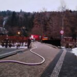 Krynica-Zdrój, Czarny Potok, pożar sauny
