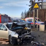 Lwowska, kolizja trzech samochód