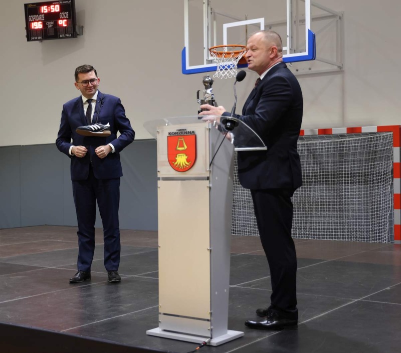 Łęka, sala gimnastyczna