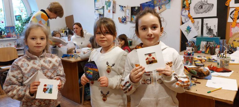 Dzieci z Polski i Ukrainy wspólnie szykowały się do Świąt Bożego Narodzenia
