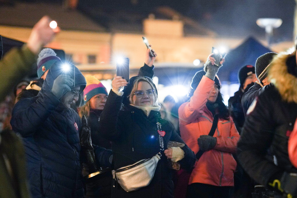 WOŚP, Nowy Sącz, 31. finał WOŚP, światełko do nieba