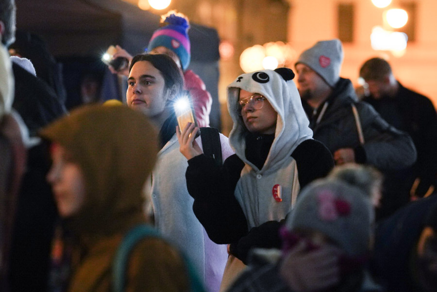 WOŚP, Nowy Sącz, 31. finał WOŚP, światełko do nieba