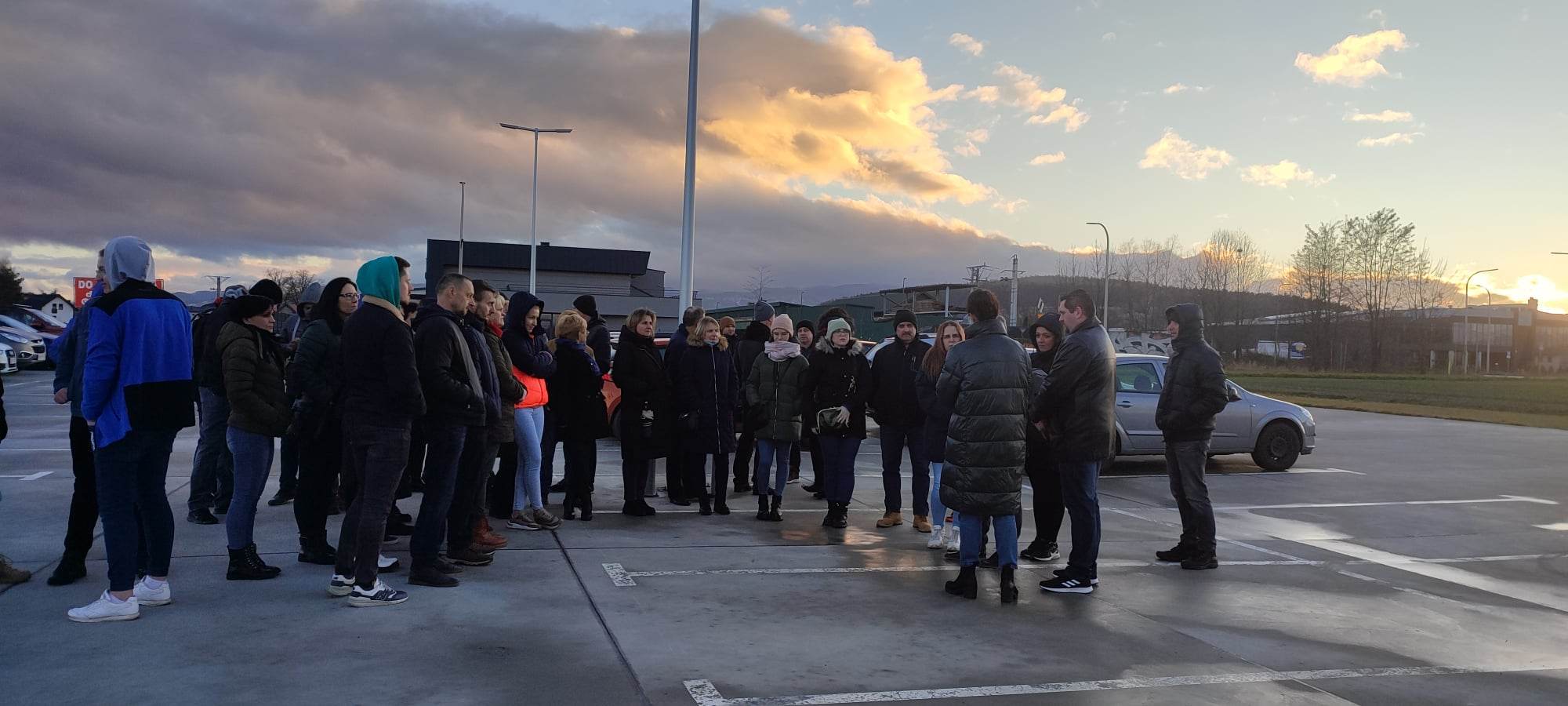KALMAR, protest pracowników, Stary Sącz