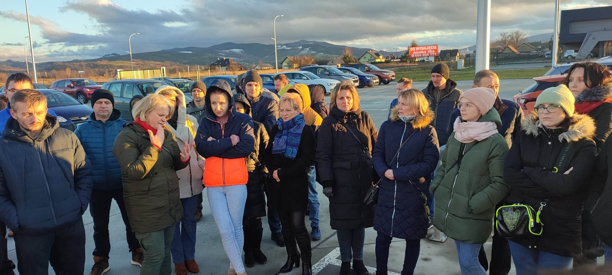 KALMAR, protest pracowników, Stary Sącz
